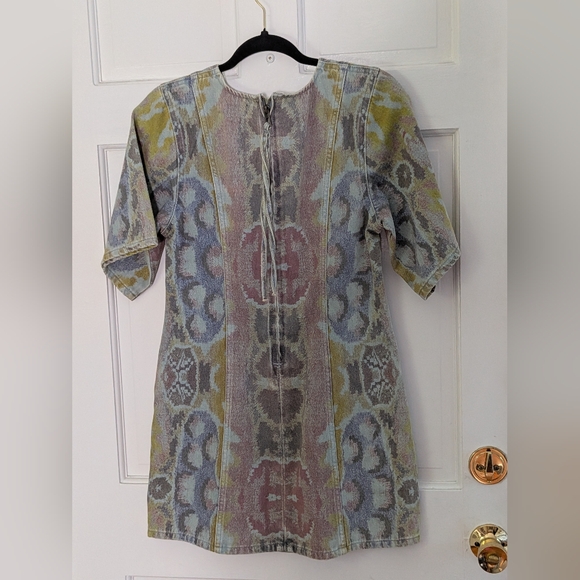 Desigual x Christian Lacroix Tapestry Dress NWT Size M Belted Mini Artsy Print - Picture 8 of 8